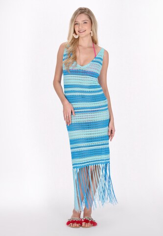 Abito in maglia 'Fashion Look' di IZIA in blu: frontale