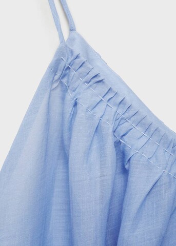 MANGO Nightgown 'Spring' in Blue