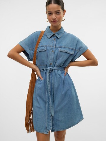 VERO MODA Shirt dress 'VMNotus' in Blue