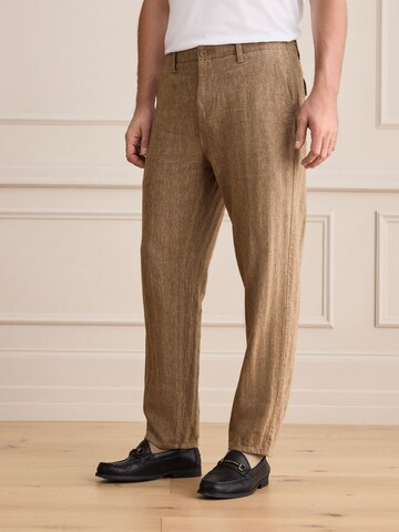 Next Regular Broek 'Heritage' in Beige: voorkant