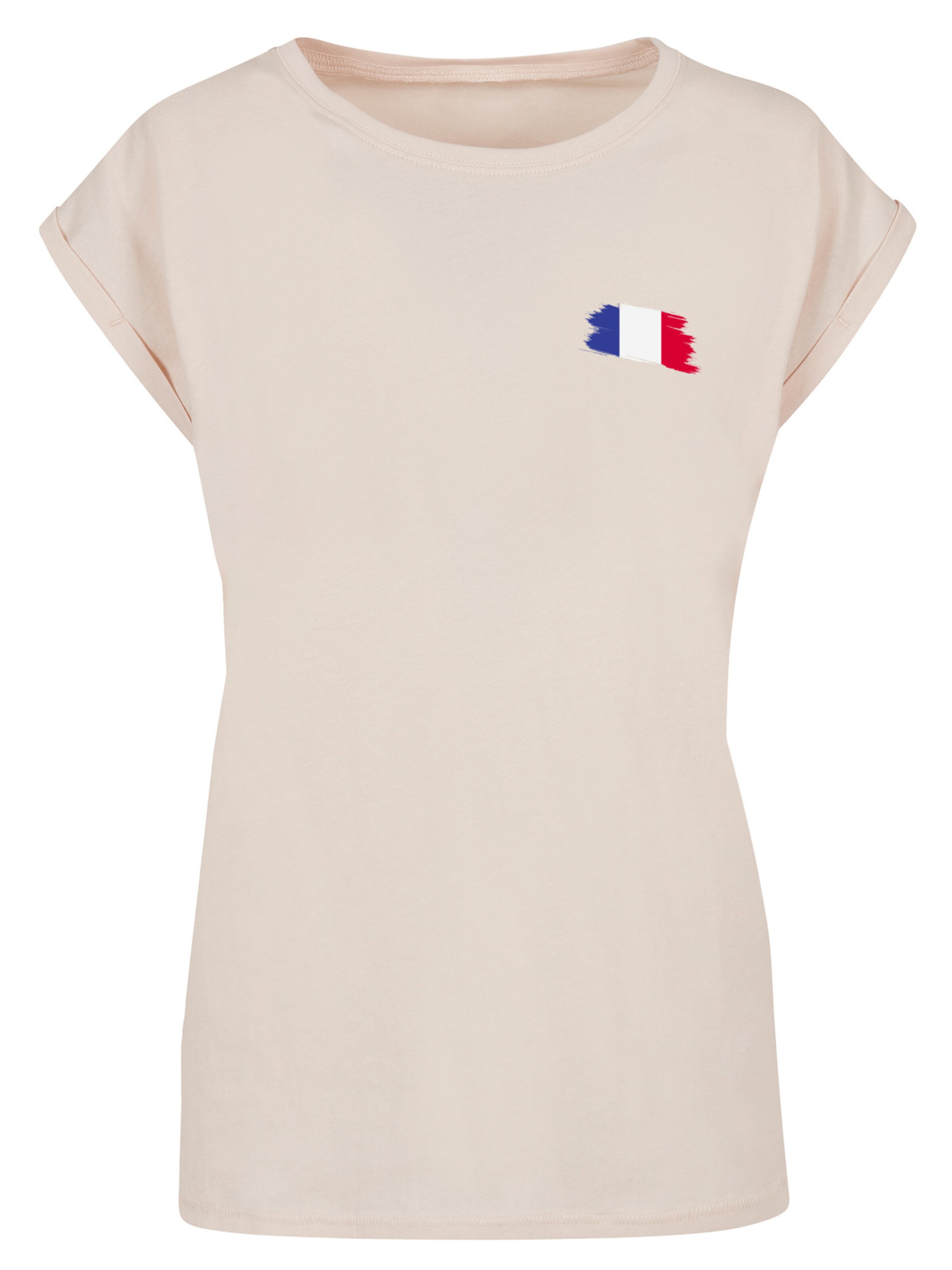 T-shirt F4NT4STIC en beige : devant
