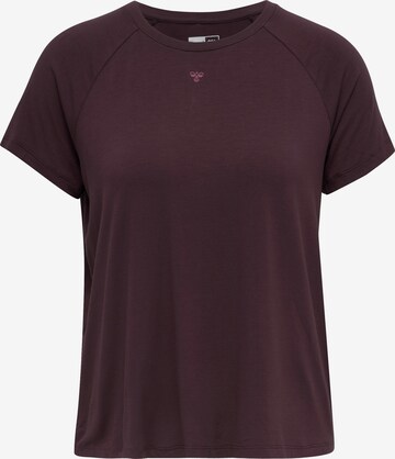 Hummel Performance Shirt 'Fiona' in Purple: front
