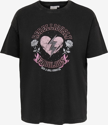 ONLY Carmakoma T-Shirt 'CARTICO' in Schwarz: Vorderseite