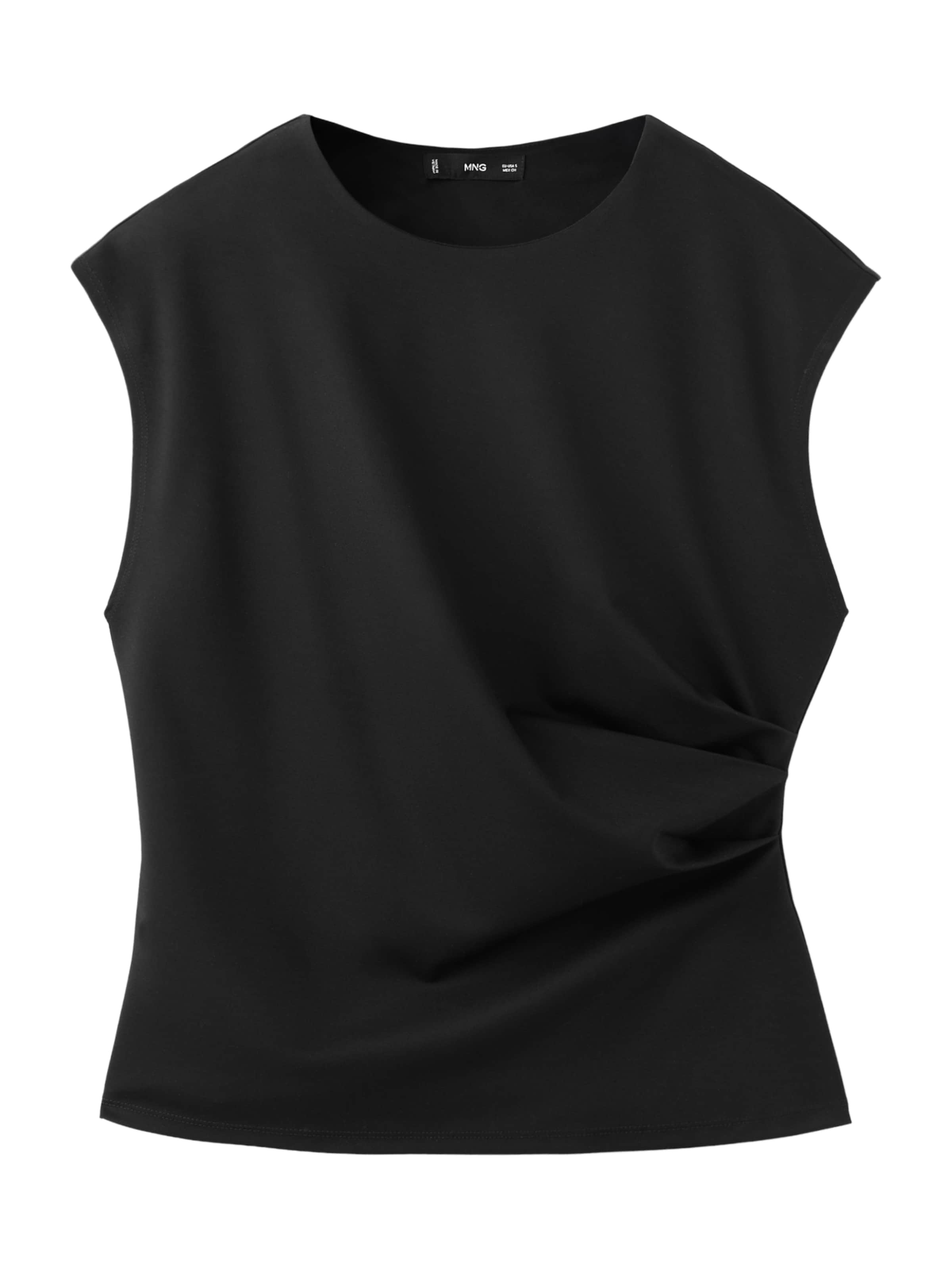 MANGO Top 'CANDELO' in Schwarz: Vorderseite