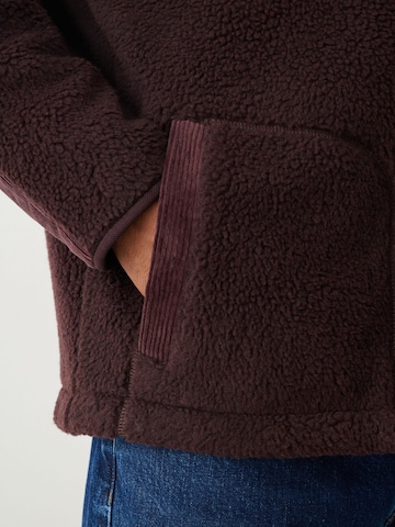 Next Флисовая куртка в Коричневый