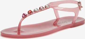 Katy Perry T-bar sandals 'THE GELI STUD' in Pink: front