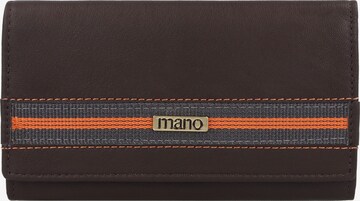 mano Wallet 'Don Leonardo' in Brown: front