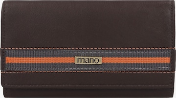 mano Wallet 'Don Leonardo' in Brown: front