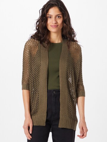 Hailys Knit Cardigan 'Syra' in Green: front