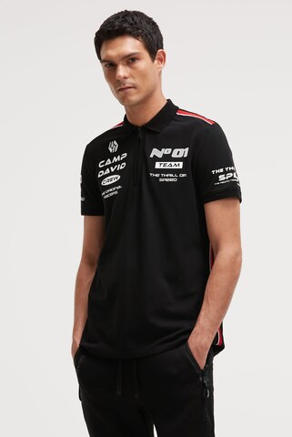 CAMP DAVID Shirt in Black: front