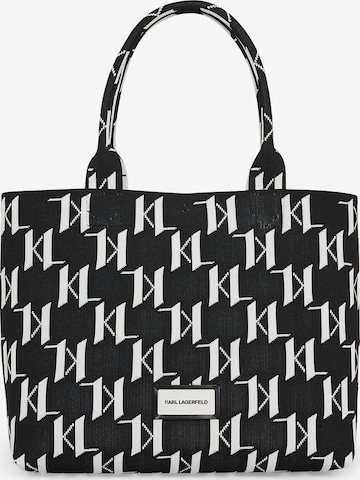 Karl Lagerfeld Nákupní taška – černá: přední strana