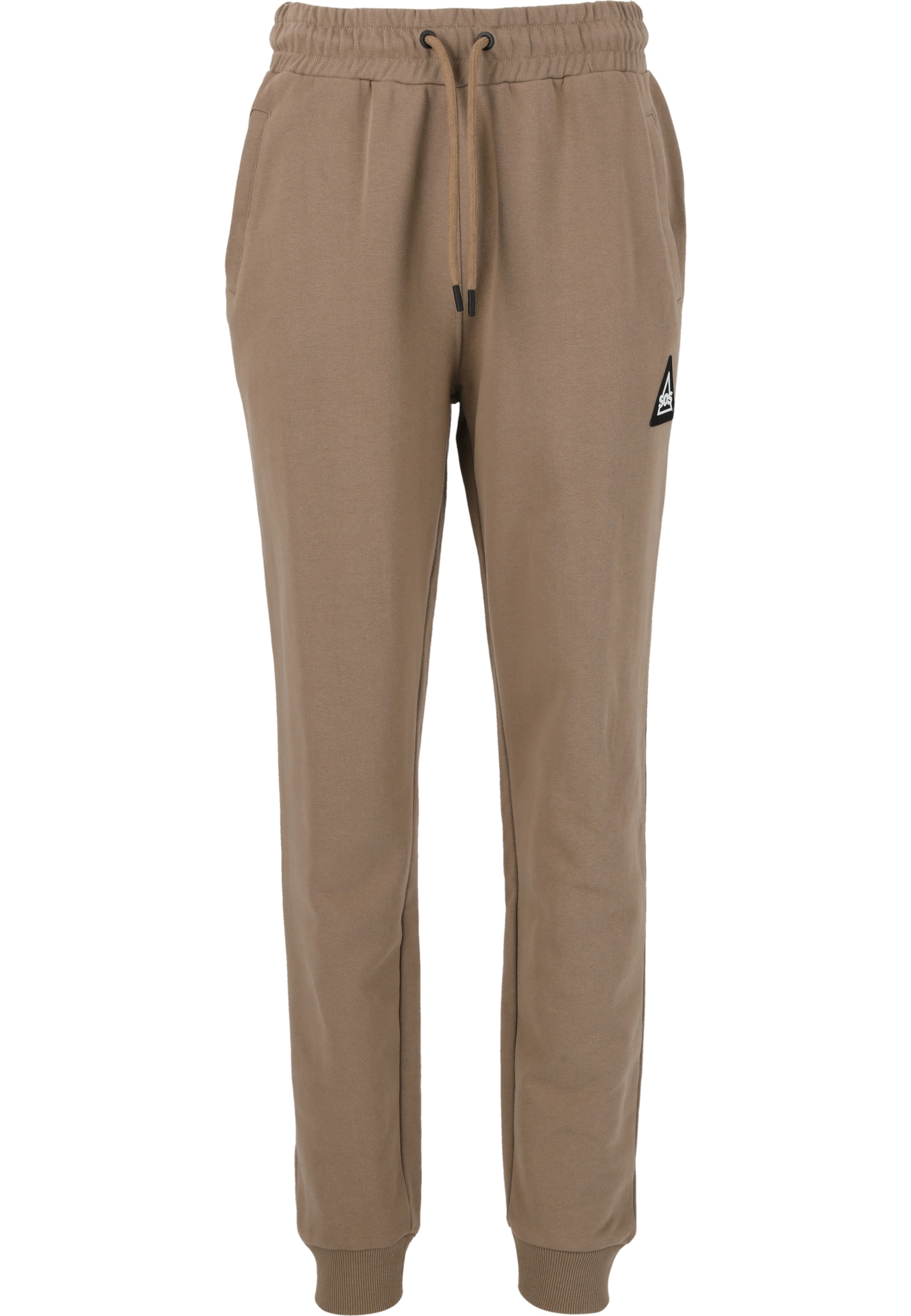 SOS Tapered Hose 'Haines' in Braun: Vorderseite