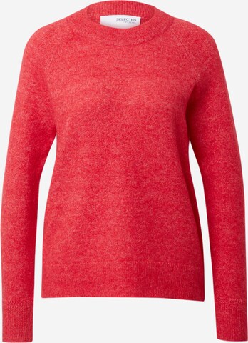 SELECTED FEMME Sweater 'Lulu' in Pink: front