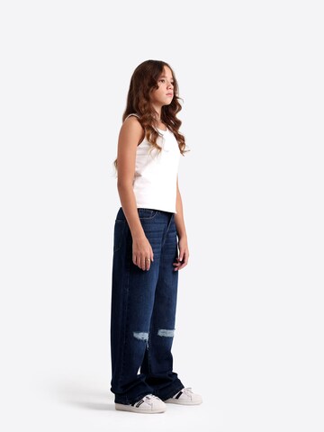 Solang Regular Hose Denim lässiger Schnitt in Blau