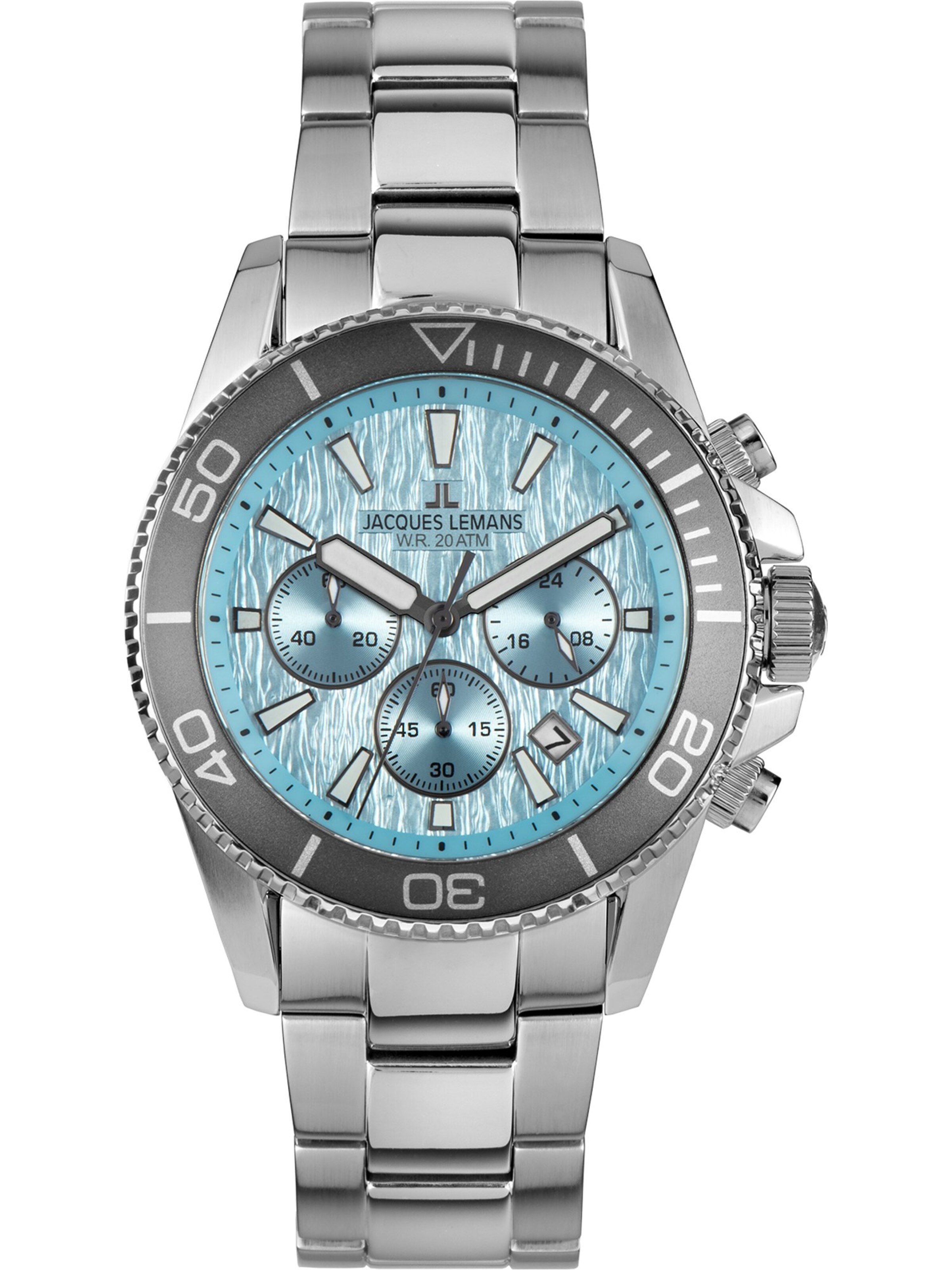Jacques Lemans Analog Watch in Blue: front