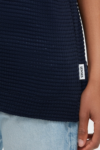SENSES.THE LABEL Pullover 'Kle:o' in Blau
