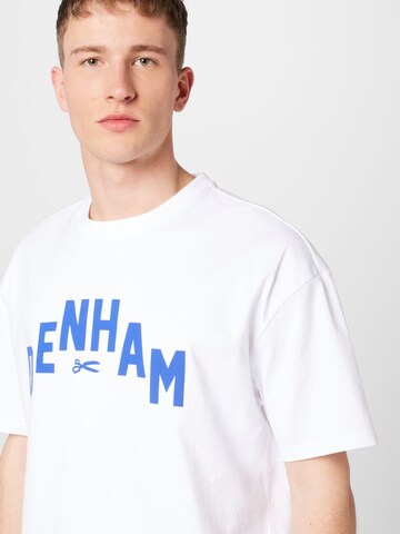 T-Shirt 'LOND' DENHAM en blanc