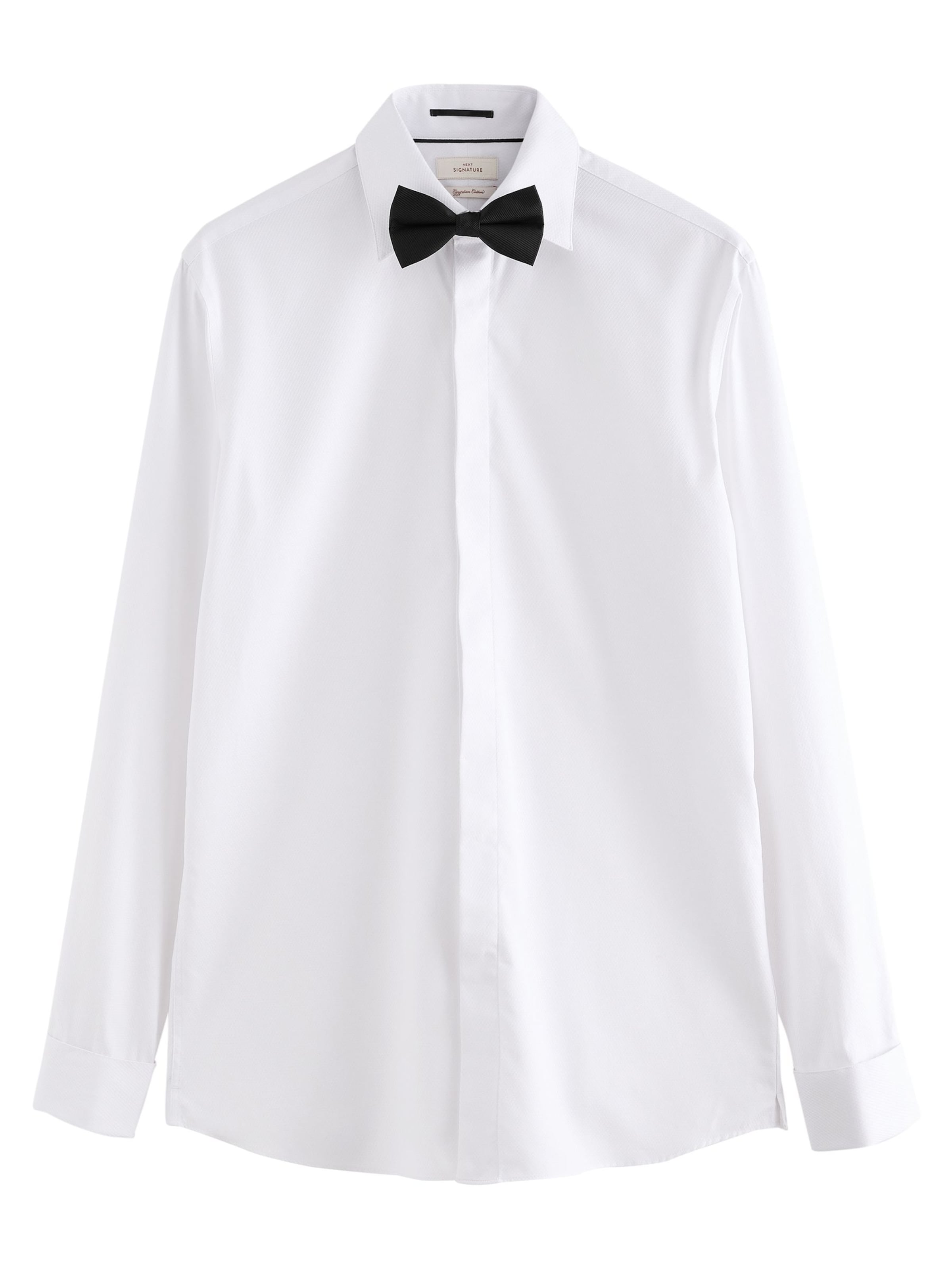 Slim fit Camicia di Next in bianco: frontale