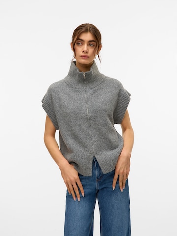 Cardigan 'VMBANG' VERO MODA en gris : devant
