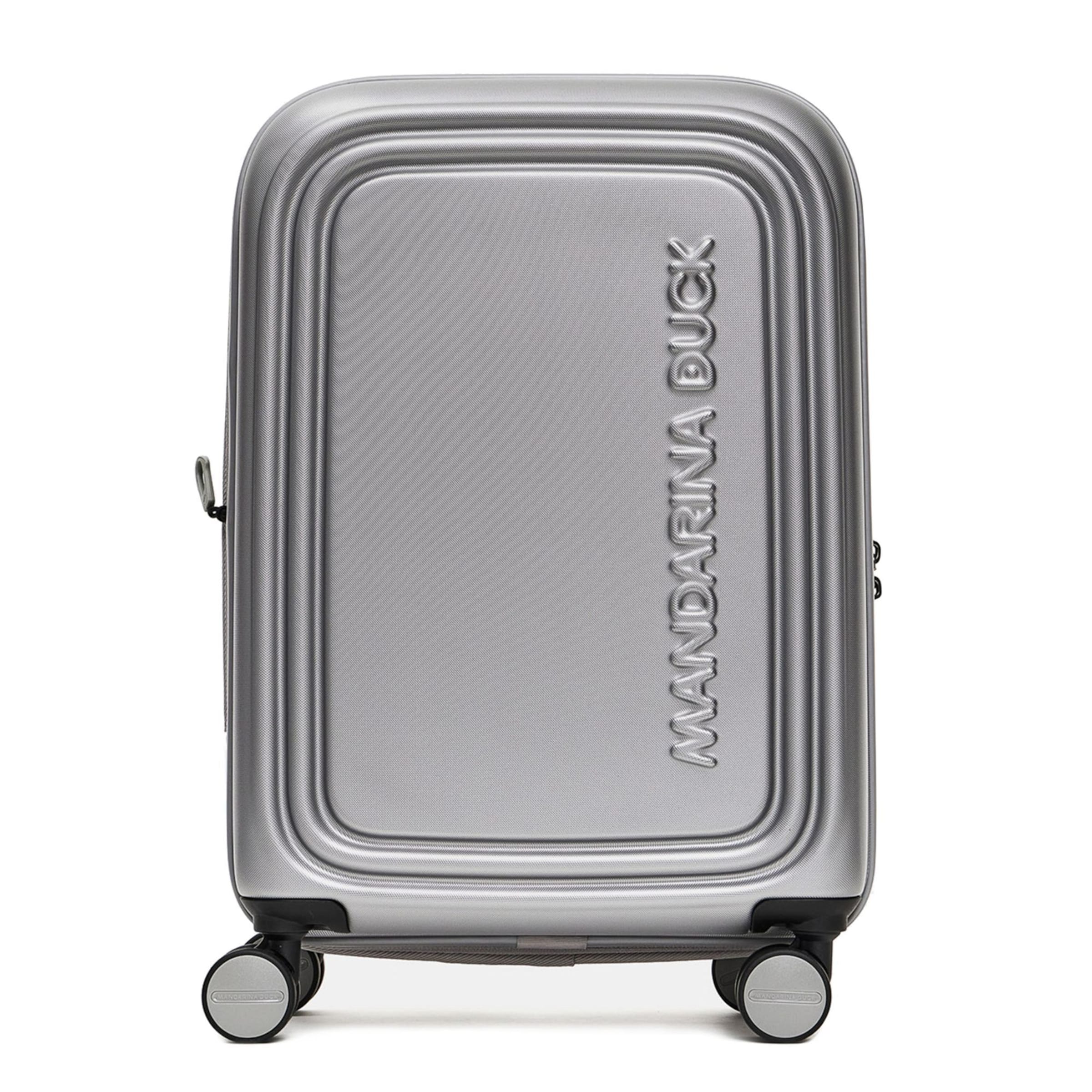 MANDARINA DUCK Trolley &#x27;Logoduck&#x27; in Zilver: voorkant