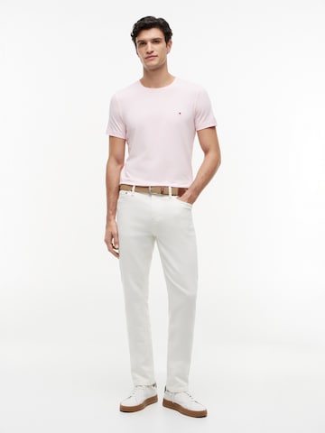 rozā TOMMY HILFIGER Slim fit T-Krekls
