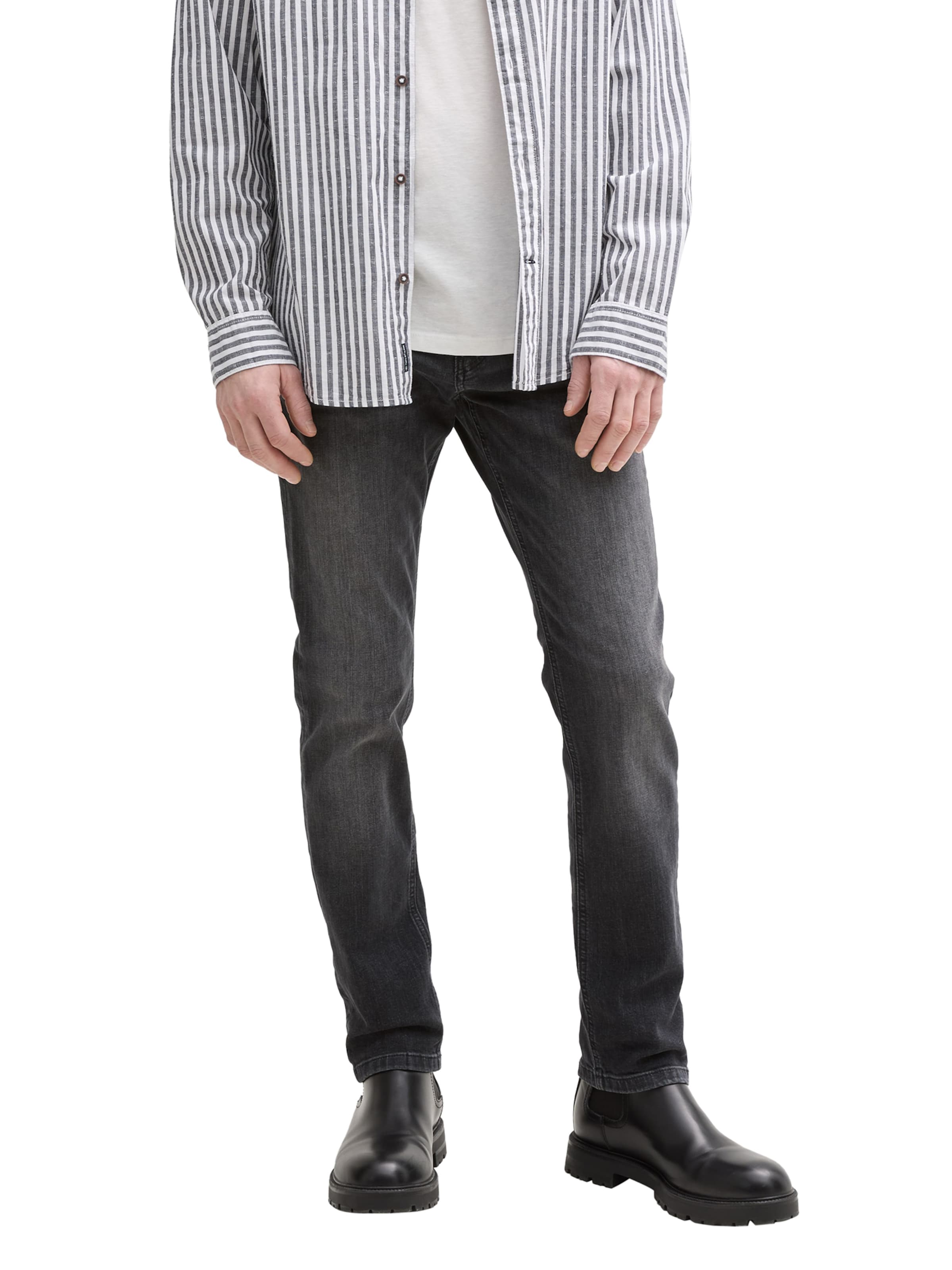 TOM TAILOR Regular Jeans 'Josh' in Grijs: voorkant