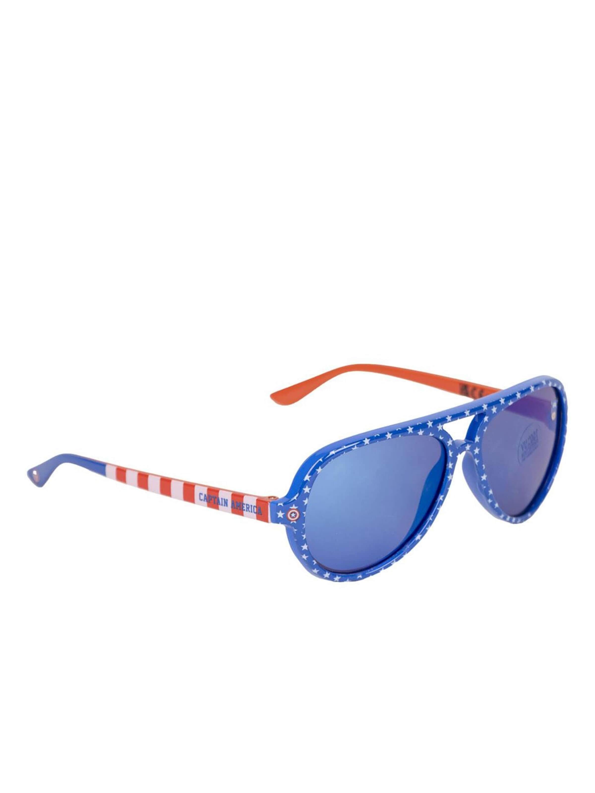 Lunettes de soleil 'Sonnenbrille Premium Avengers' DISNEY en bleu : devant