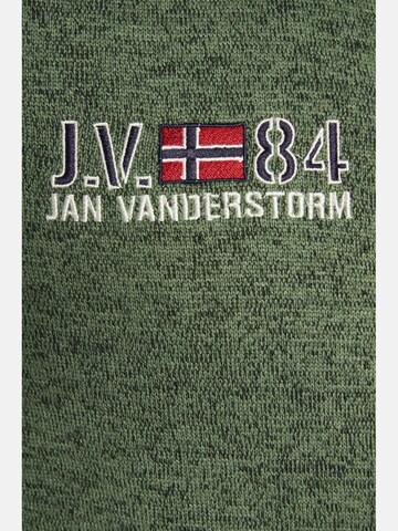 Jan Vanderstorm Fleecejacke ' Asva ' in Grün