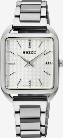 SEIKO Analoguhr in Silber: predná strana