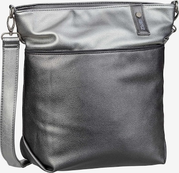 ZWEI Schoudertas ' Jana J12 ' in Zilver: voorkant