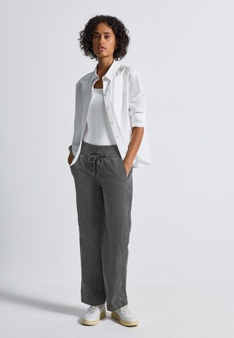 STREET ONE Loose fit Pants 'Bonny' in Grey