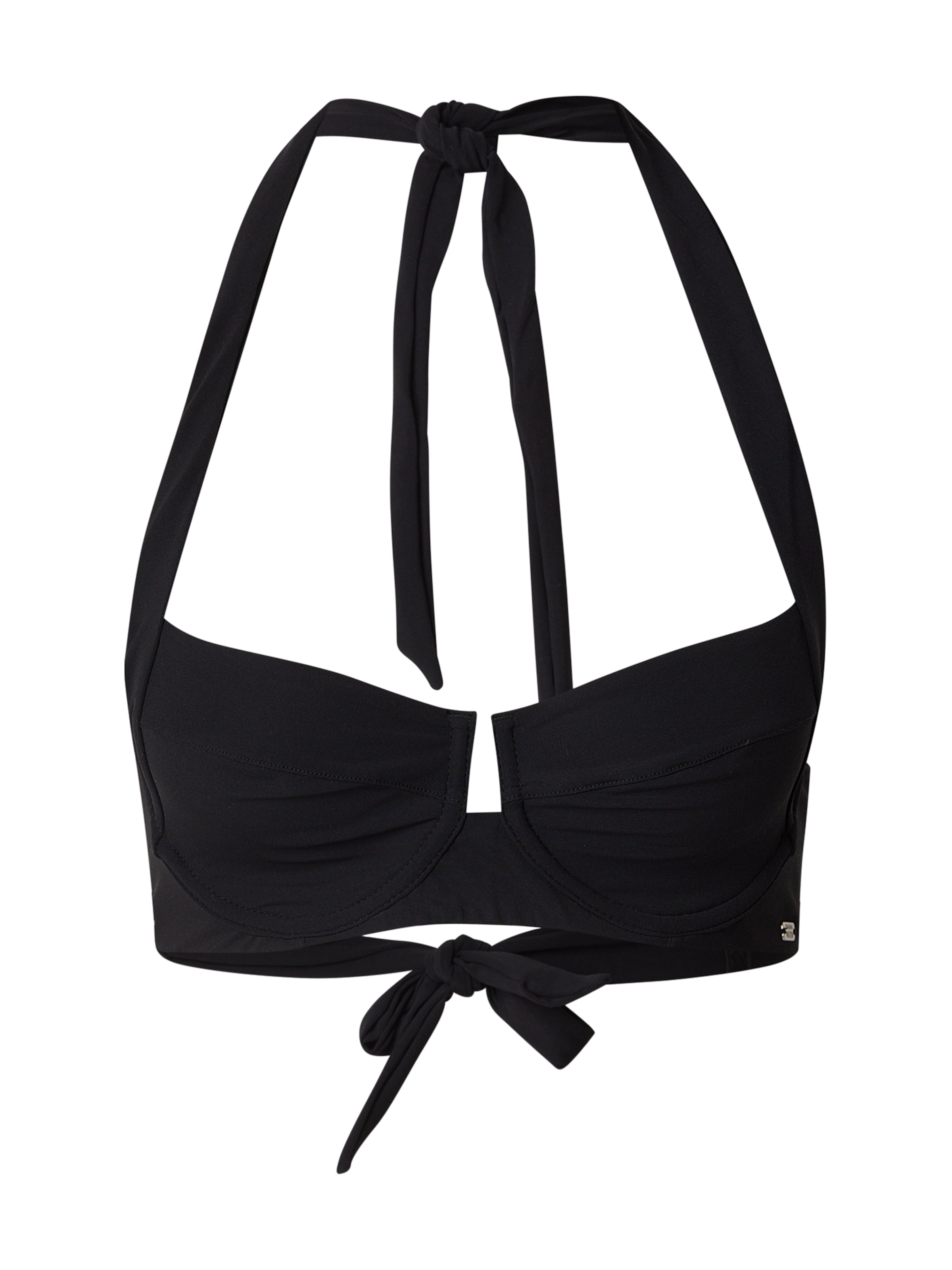 Banana Moon Балконет Верх бикини в Черный: спереди