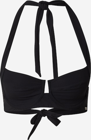 Banana Moon Balconette Bikinitoppi värissä musta: etupuoli