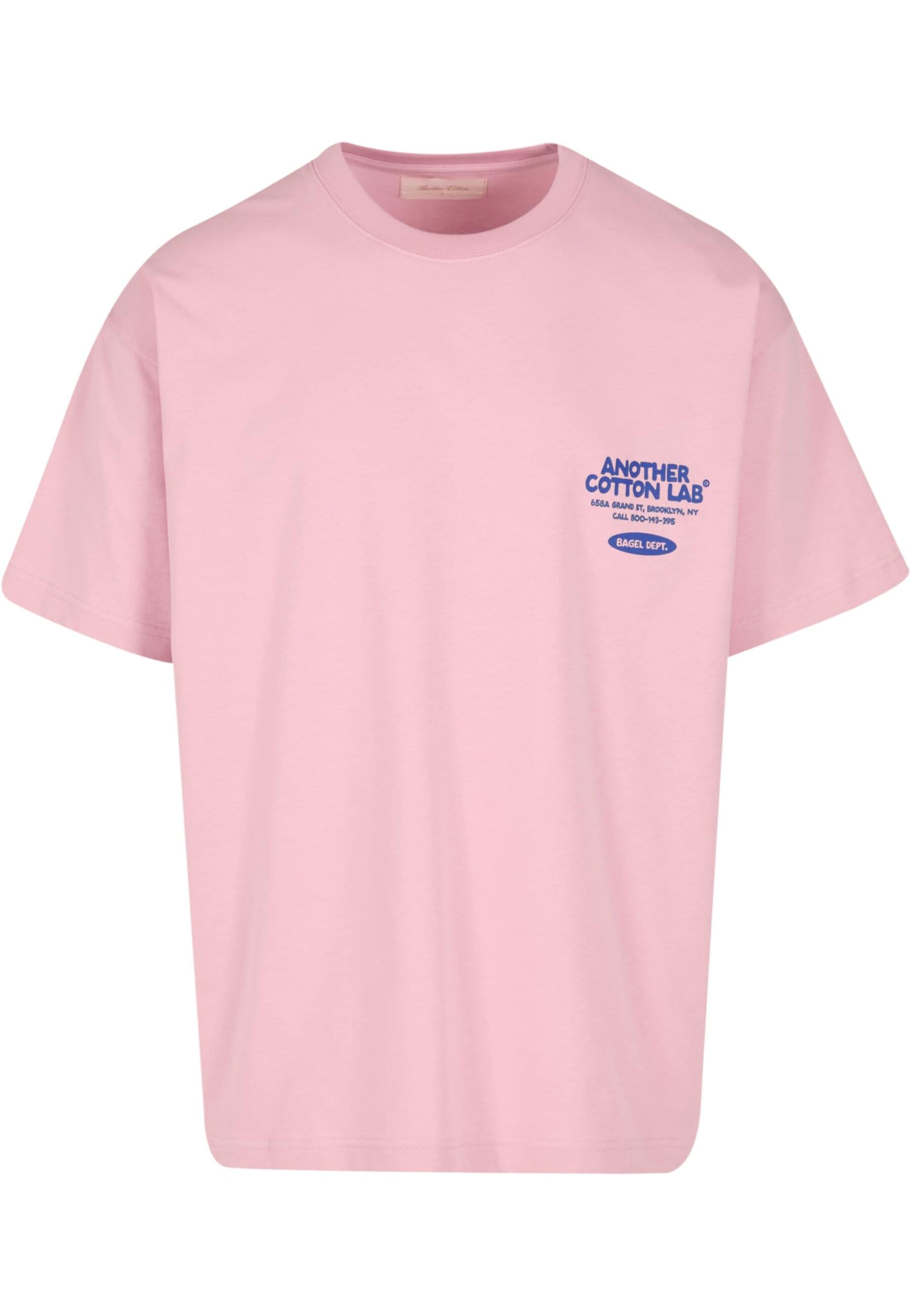 Another Cotton Lab Shirt 'Bagel Society' in Roze: voorkant