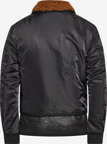 TUFFSKULLZimska jakna - crna boja