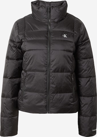 Calvin Klein Jeans - Chaqueta de entretiempo en negro: frente