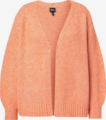 Ulla Popken Knit cardigan in Orange: front