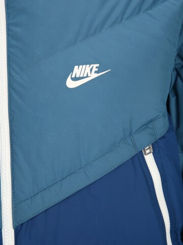 Nike Sportswear Winterjas in Blauw