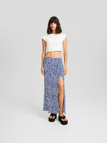 Jupe Bershka en bleu