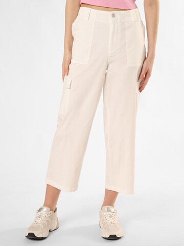 Marie Lund Loose fit Pants in White: front