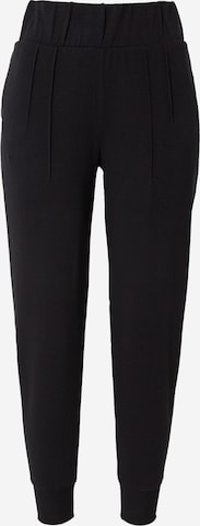 Marika Tapered Workout Pants 'PALMER' in Black: front
