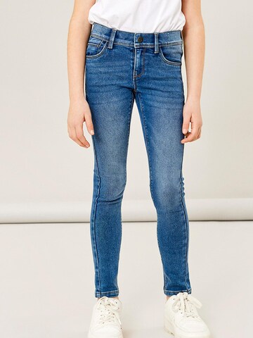 Skinny Jean 'Polly' NAME IT en bleu : devant