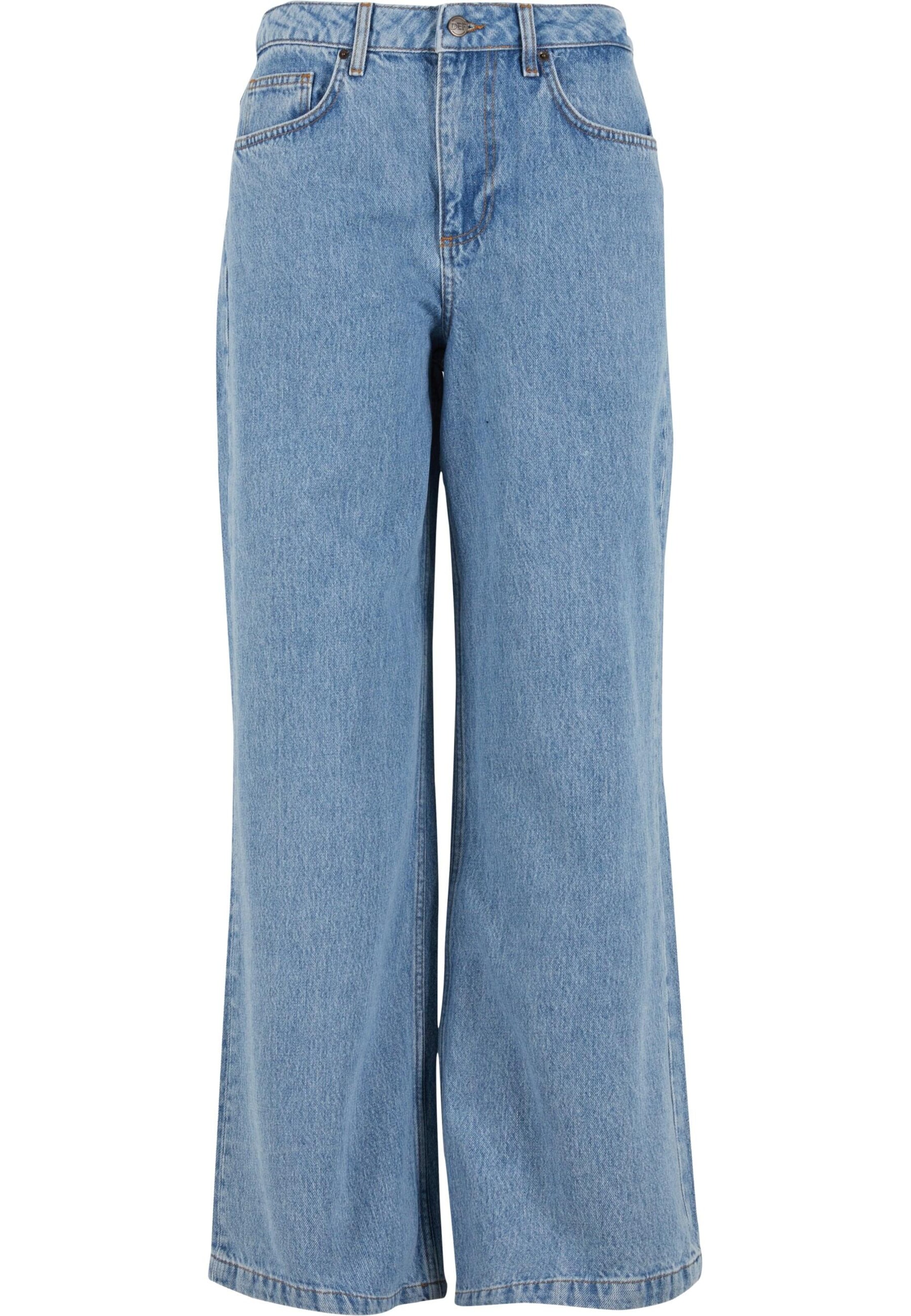 DEF Luźne Jeansy w kolorze niebieski: przód