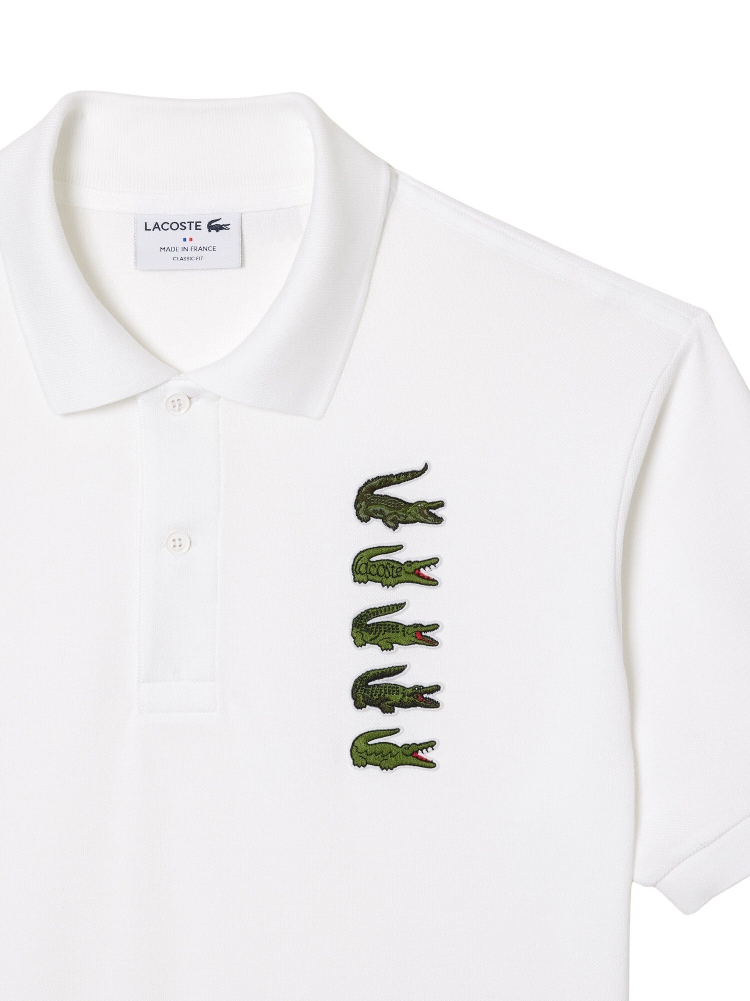 LACOSTE - Camisa em branco
