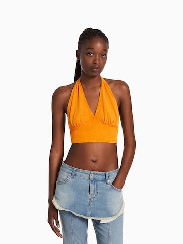 Bershka Top in Orange: front