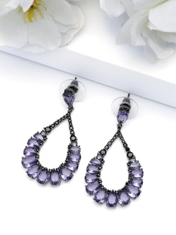 AVANT-GARDE PARIS Ohrringe 'Luciala' in Lila