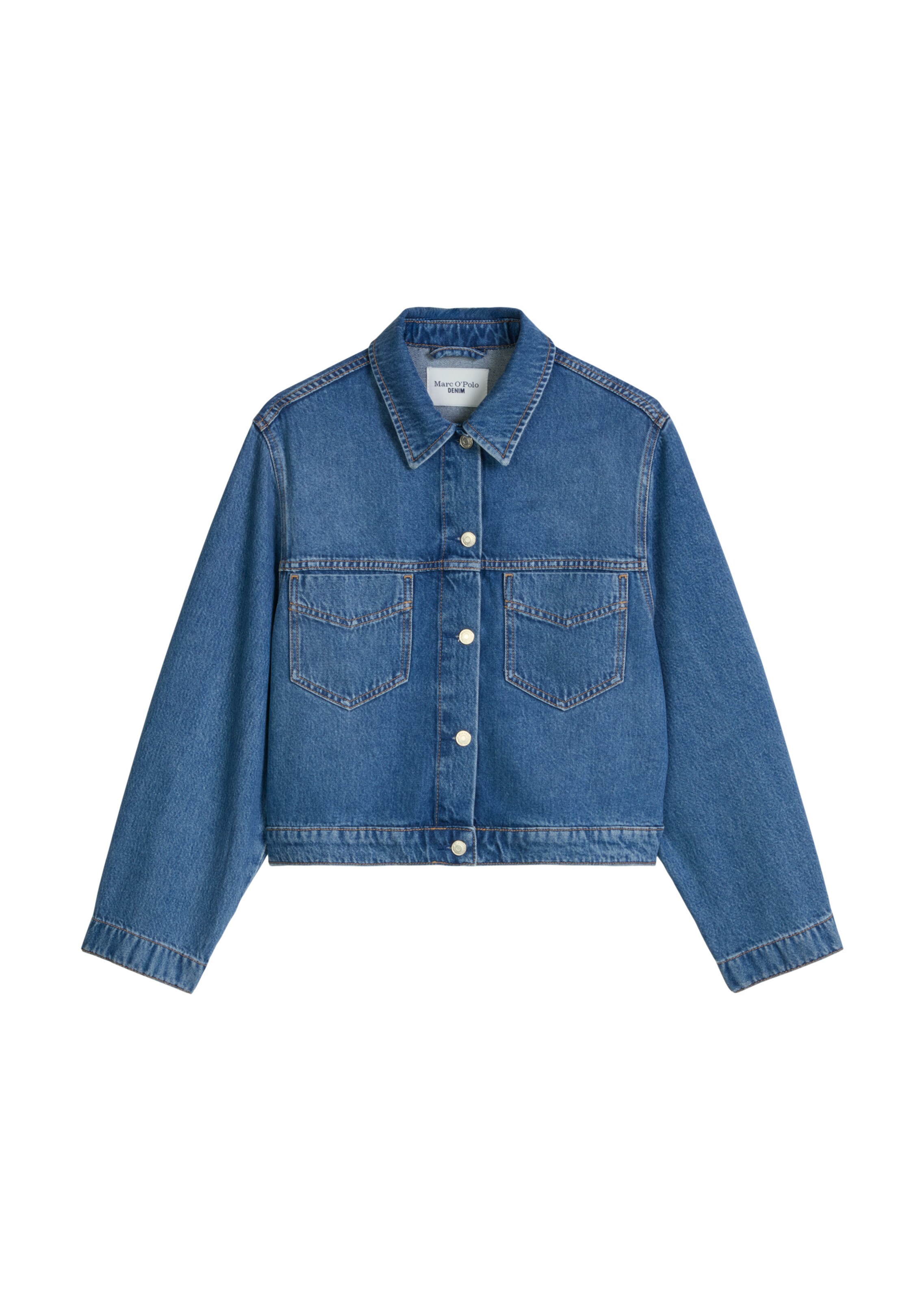 Veste mi-saison Marc O'Polo DENIM en bleu : devant