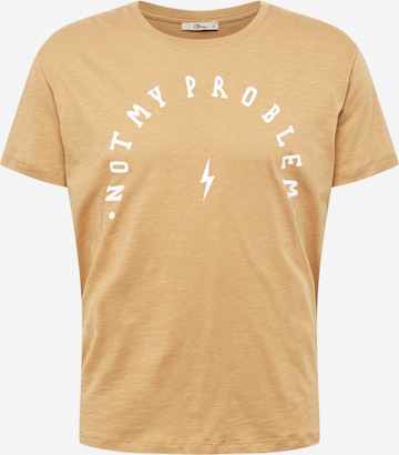 LTB T-Shirt 'CIKOTO' in Beige: predná strana