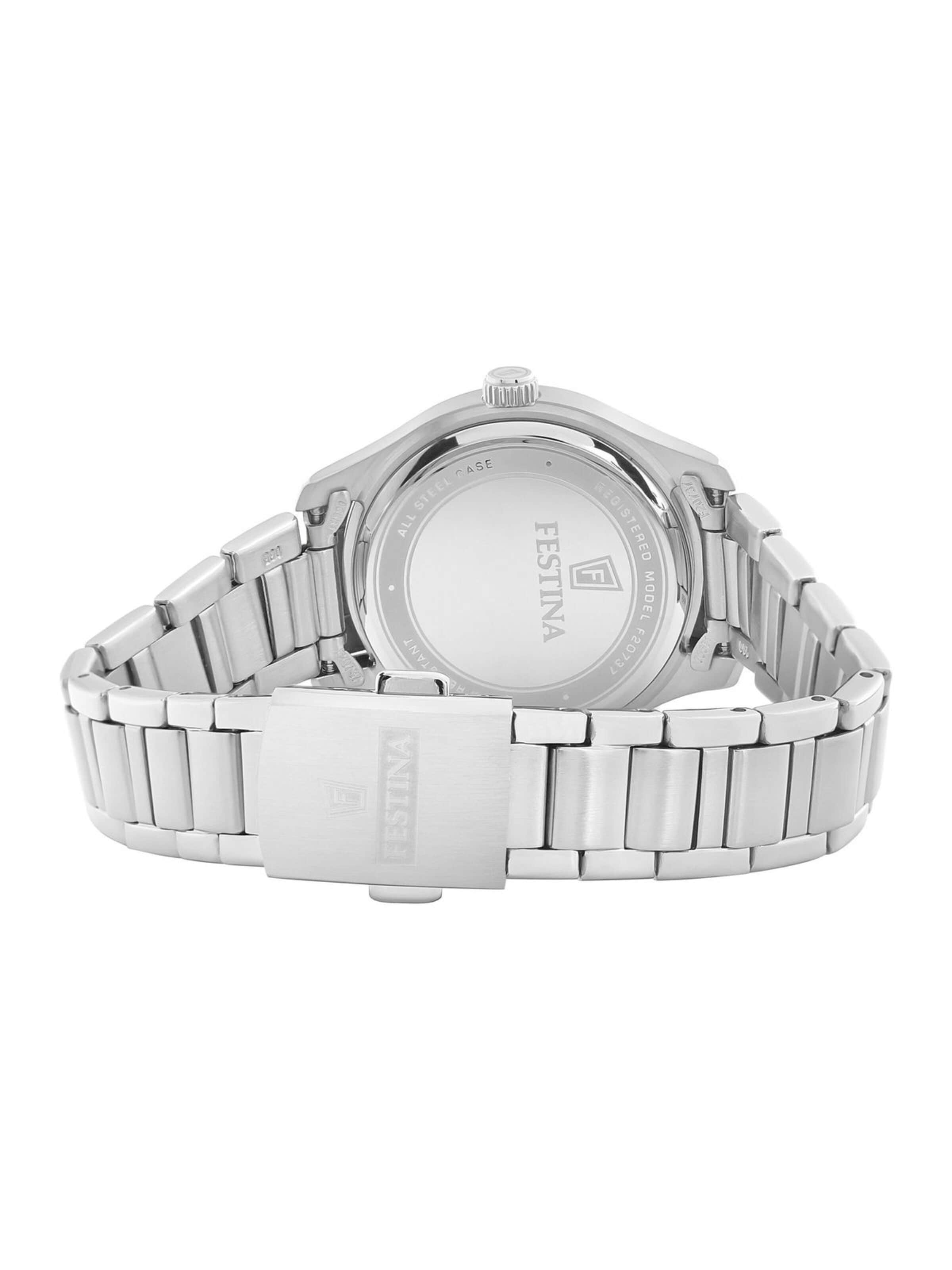 FESTINA Analoog horloge 'Festina - Watch Acero Clasico - Quartz watch movement - Watch case width: 40 mm' in Grijs