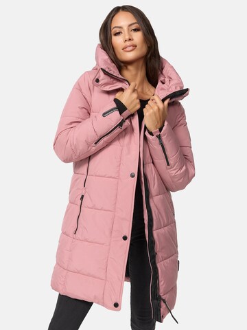 MARIKOO Winter Coat 'Karumikoo XVI' in Pink: front